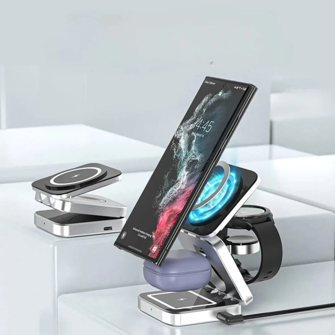 3 In 1 Foldable Charger Stand