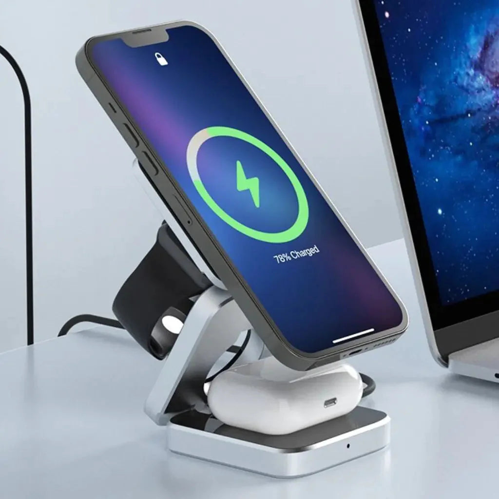 3 In 1 Foldable Charger Stand