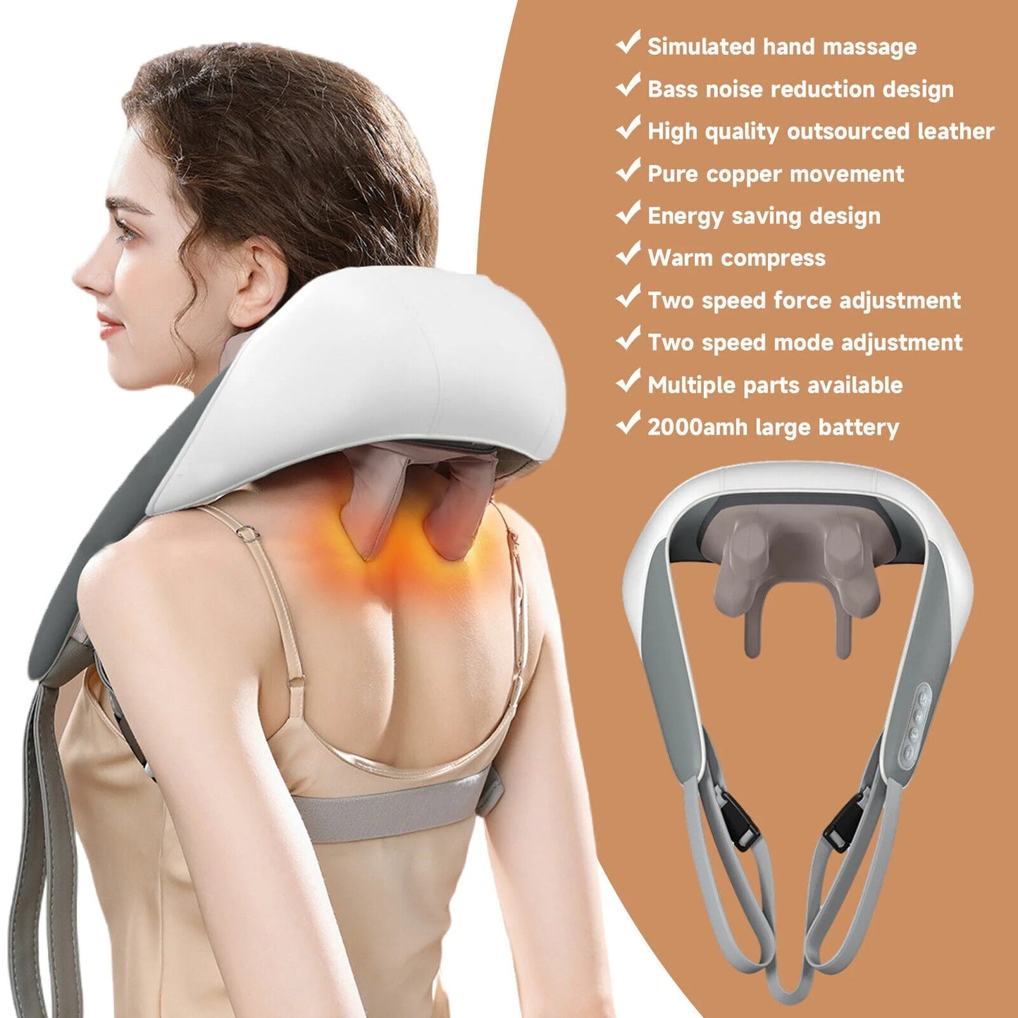 Glowbay Electric Neck and Back Massager