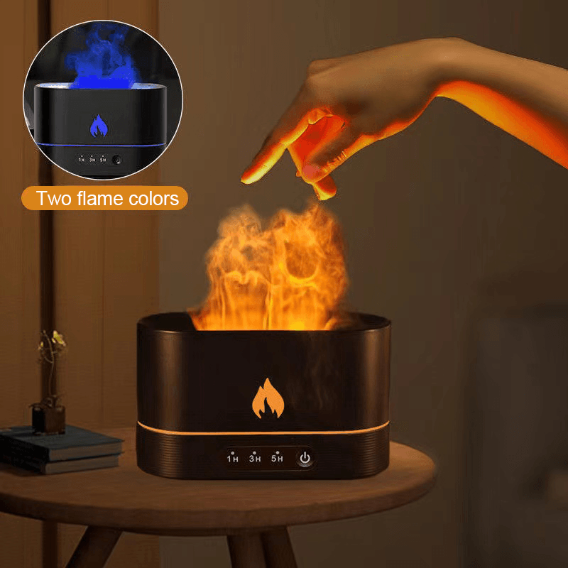 3D Flame Aroma Air Humidifier - Glowbay