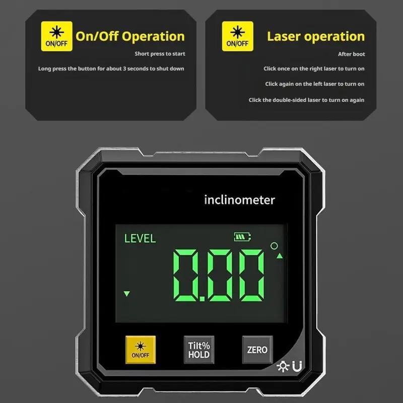 GLOWBAY Upgraded Digital Angle Finder
