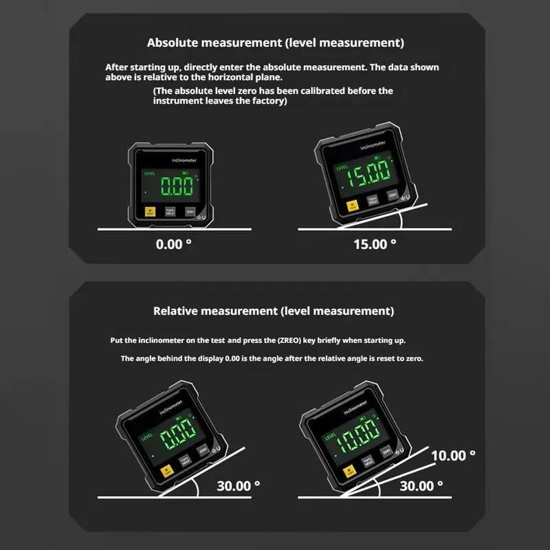 GLOWBAY Upgraded Digital Angle Finder