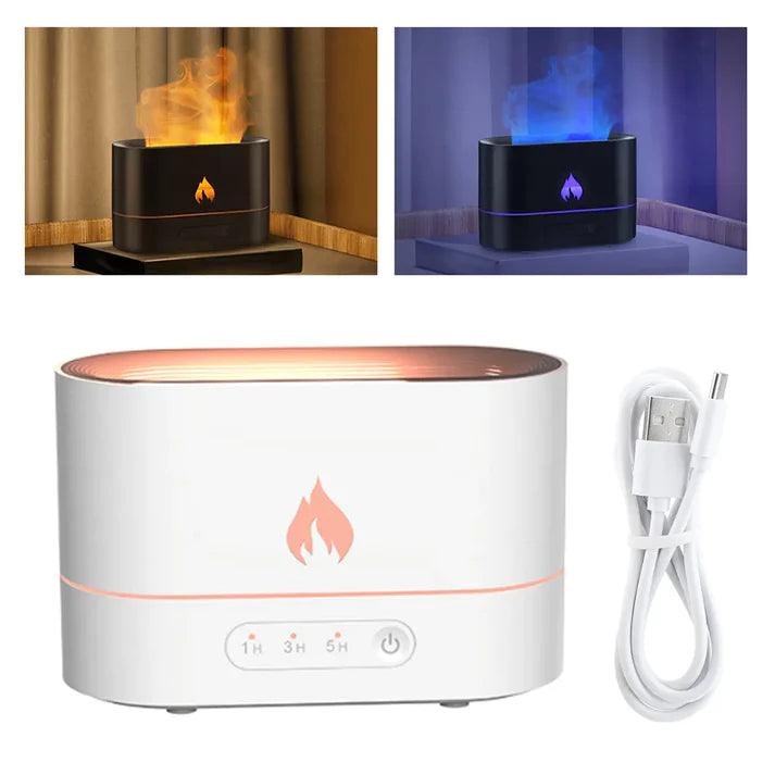 3D Flame Aroma Air Humidifier - Glowbay