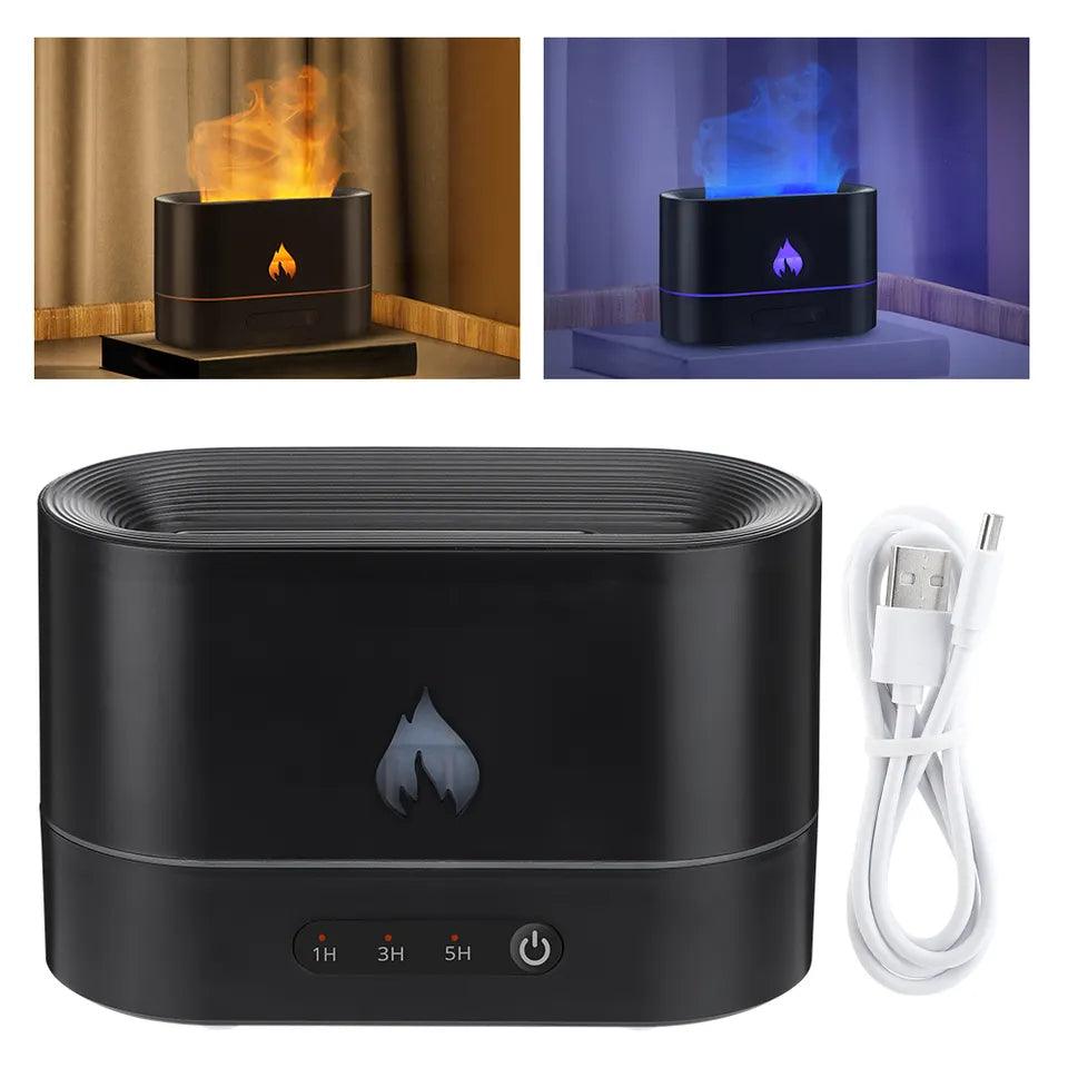 3D Flame Aroma Air Humidifier - Glowbay